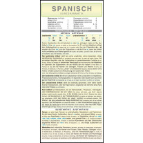 Spanisch - Kurzgrammatik