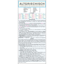 Altgriechisch - Kurzgrammatik des klassischen Griechisch
